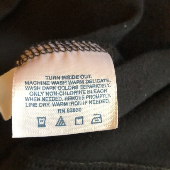 Lands End heavy, long black dress - Picture 9 of 11